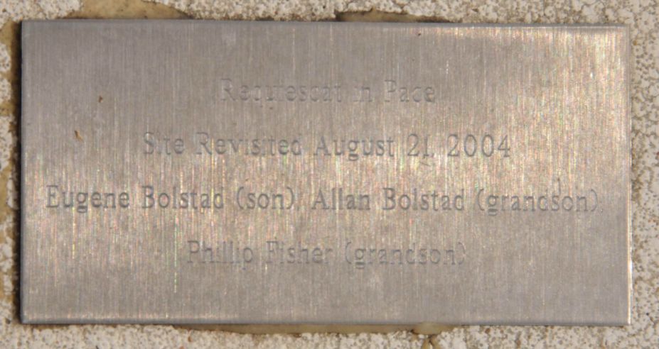  Nelida Brooks Bolstad Plaque 